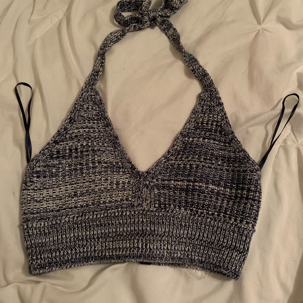 NWOT TOPSHOP Cropped Halter Top